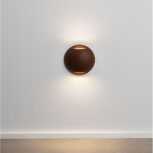 Aplica exterior cu iluminat sus si jos LED IP65 PASSO corten 559648 universul-luminii.ro