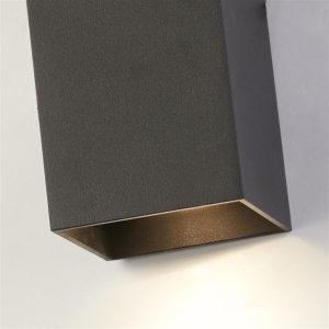 Aplica iluminat ambiental metal negru Don Square 2 632608 universul-luminii.ro