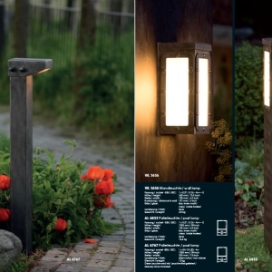 Aplica iluminat exterior din fier forjat, WL 3636 63768 universul-luminii.ro