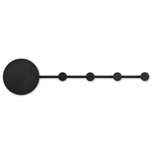 Aplica LED ambientala cu cuier HAN neagra 01001