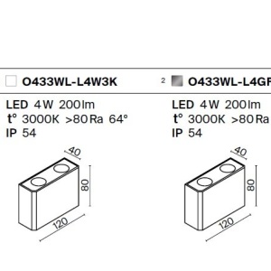 Aplica LED ambientala de exterior IP54 Show grafit 226788 universul-luminii.ro