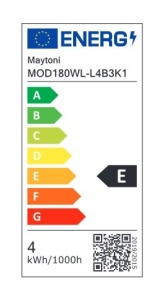 Aplica LED ambientala reglabila design modern minimalist Nuance negru 226418 universul-luminii.ro