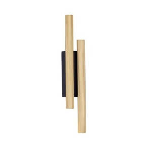 Aplica LED ambientala stil minimalist PARON 2 auriu/negru H-38cm