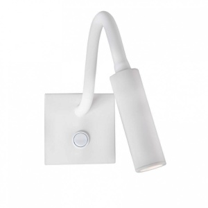Aplica LED cu spot directionabil design minimalist Madison alba NVL-8128202