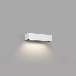 Aplica LED de exterior ambientala design modern IP65 LAKO alba 46548 universul-luminii.ro