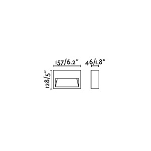 Aplica LED de exterior ambientala IP54 GRADA-1 / 3W maro 182428 universul-luminii.ro
