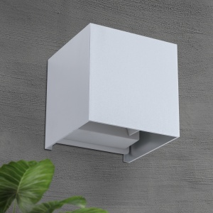 Aplica LED de exterior design modern ambiental IP54 Cube aluminiu 99428 universul-luminii.ro