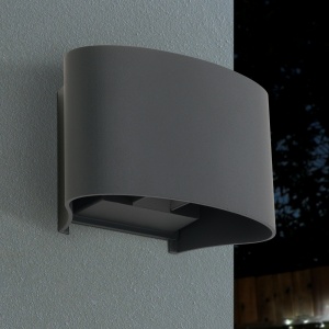 Aplica LED de exterior design modern ambiental IP54 GRETA antracit 99418 universul-luminii.ro