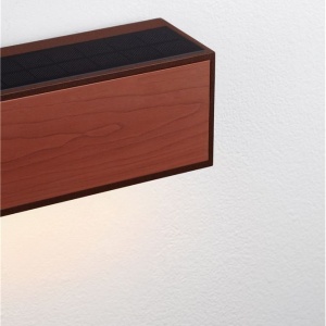 Aplica LED de exterior solara cu senzor de miscare IP65 BROWN 229658 universul-luminii.ro