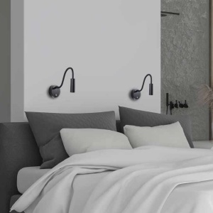 Aplica LED de perete cu brat flexibil Minimal alba 155128 universul-luminii.ro