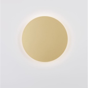 Aplica LED de perete design ambiental CYRCLE 30cm aurie 204098 universul-luminii.ro