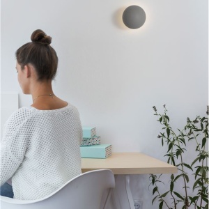 Aplica LED de perete design modern NETUNE, beton gri NVL-9831051 - Img 4