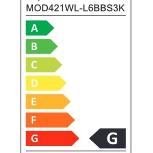 Aplica LED de perete design modern Pixel negru, alama - Img 8