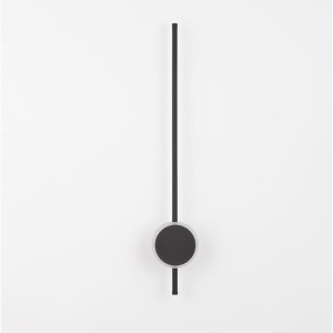 Aplica LED design modern minimalist CLOCK neagra - Img 4