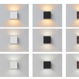 Aplica LED dimabila iluminat exterior ambiental IP54 DAVOS XL corten MA-8612 171678 universul-luminii.ro