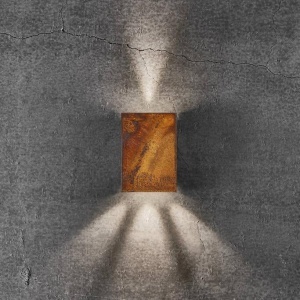 Aplica LED exterior cu iluminat up/down IP54 Fold 10 corten 2019041038 NL 190308 universul-luminii.ro