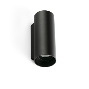 Aplica LED exterior IP65 KOV 2L Black round 12W 3000K