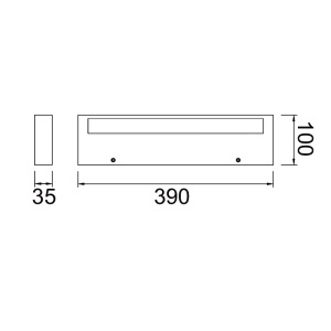 Aplica LED iluminat ambiental CONIL 39cm alba - Img 4