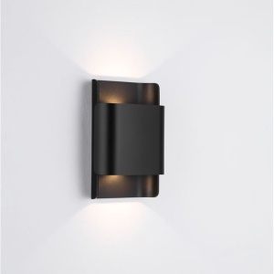 Aplica LED iluminat ambiental perete exterior IP54 POLLY negru 233228 universul-luminii.ro