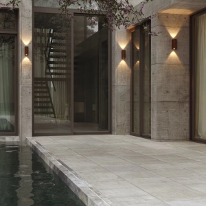 Aplica LED iluminat exterior IP65 Badia corten - Img 2
