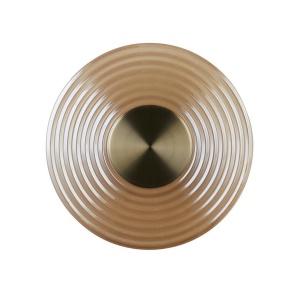 Aplica LED metal alama antique sticla chihlimbar Cleo, 2, universul-luminii.ro