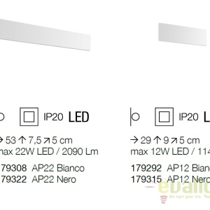 Aplica LED moderna ambientala ZIG ZAG AP D53 BIANCO 3000K - Img 5