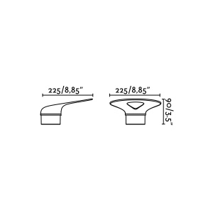 Aplica LED moderna de exterior ambientala IP65 LOTUS alba 189448 universul-luminii.ro