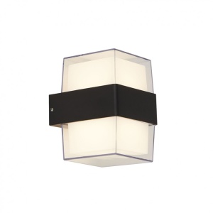 Aplica LED moderna pentru iluminat exterior ambiental Outdoor 25122-2BK SRT