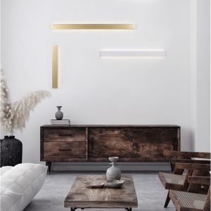 Aplica LED pentru baie cu protectie IP44 SELINE alba L-90cm 105098 universul-luminii.ro