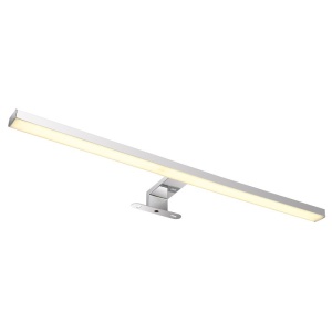 Aplica LED pentru baie design modern IP44 Jaime argintiu, opal - Img 1