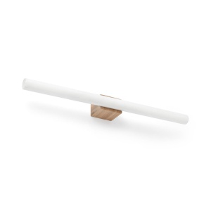 Aplica LED pentru baie IP44 CALMA 7W lemn/opal