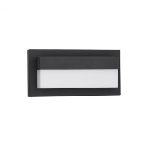 Aplica LED pentru exterior design modern IP65 Leto negru 29cm