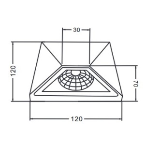 Aplica LED pentru iluminat exterior cu protectie IP54 Beekman negru MYO577WL-L5B 196418 universul-luminii.ro