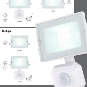 Aplica LED pentru iluminat exterior design modern IP65 Helga alb 221708 universul-luminii.ro