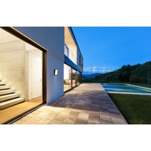 Aplica LED perete exterior design modern IP65 MASK gri 189438 universul-luminii.ro