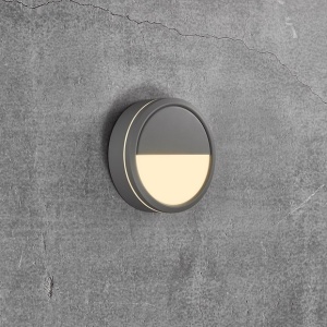 Aplica LED perete/ tavan exterior cu protectie IP54 Ava Smart Grey 220928 universul-luminii.ro