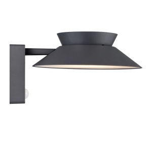 Aplica LED solara de exterior cu senzor de miscare IP44 Justina antracit 219578 universul-luminii.ro