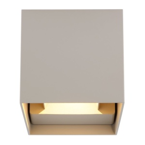 Aplica LED, Spot pentru iluminat exterior design modern IP54 Veronika nisip 10x10cm - Img 5