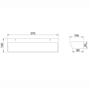 Aplica LED stil ambiental, ALTEA negru MA-8369 248008 universul-luminii.ro