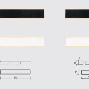 Aplica LED stil ambiental, NELSON alba MA-8495 171238 universul-luminii.ro