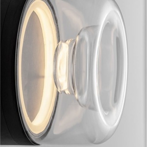 Aplica LED stil minimalist Doris negru - Img 4