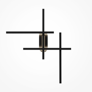 Aplica LED stil minimalist Model negru 144928 universul-luminii.ro