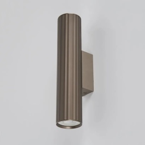 Aplica minimalista din aluminiu canelat Anna Wall 2 bronz