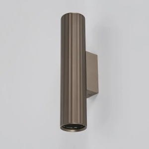 Aplica minimalista din aluminiu canelat Anna Wall 2 bronz - Img 4