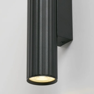 Aplica minimalista din aluminiu canelat Anna Wall 2 negru - Img 3