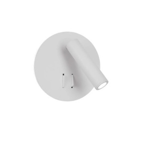 Aplica moderna cu reader LED directionabil Penor alba NVL-9081221