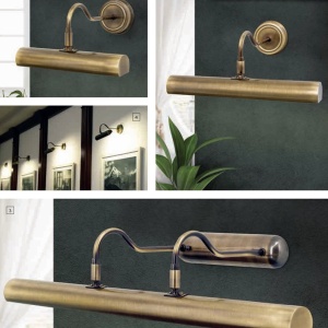 Aplica pentru oglinda / tablou design clasic de lux Picture Lamp 2L Antique Brass 96028 universul-luminii.ro