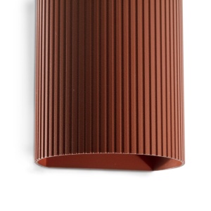 Aplica perete aluminiu striat terracotta, 1xGU10, SOLE round - Img 2