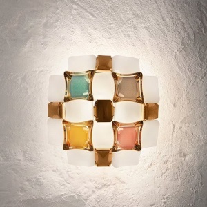Aplica perete design modern geometric Mida Multicolor - Img 5