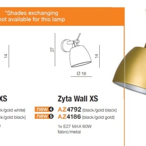 Aplica perete directionabila design modern ZYTA WALL XS GO - Img 2